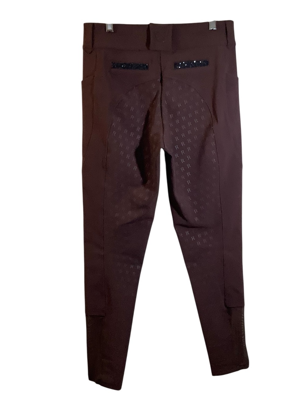 Free Ride Equestrian Brown Performance Riding Thight Pants - Picture 4 of 8